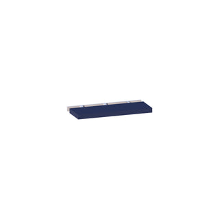 Navy Blue - 24"W × 2-3/16"H Floating Shelf