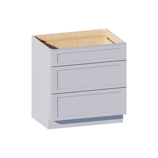 Dove Gray - 33"W Drawer Base Cabinet