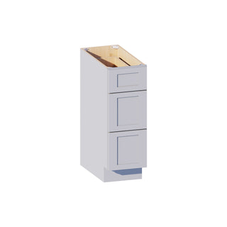 Dove Gray - 12"W Vanity Drawer Base Cabinet