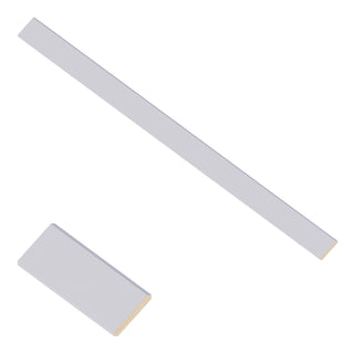 Dove Gray - 1-7/8"W × 96"L Angled Crown Molding