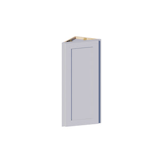Dove Gray - 12"W × 36"H Angled-End Wall Cabinet