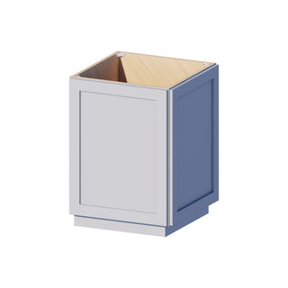 Dove Gray - 24"W Angled-End Base Cabinet