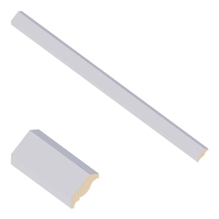 Dove Gray - 2-1/8"W × 96"L Crown Molding