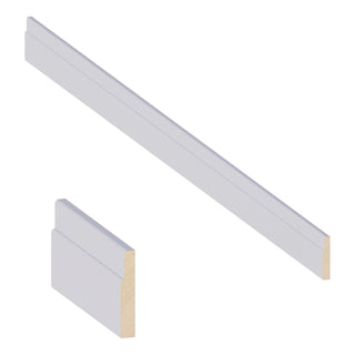Dove Gray - 4-1/2"W × 96"L Furniture Base Molding