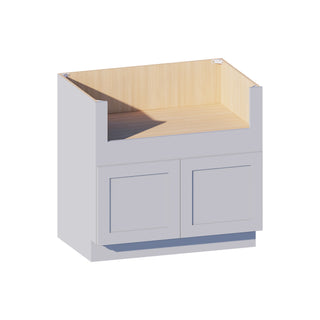 Dove Gray - 36"W Farmhouse Sink Base Cabinet