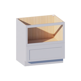 Dove Gray - 33"W Microwave Base Cabinet