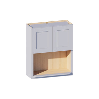 Dove Gray - 30"W × 36"H Microwave Wall Cabinet