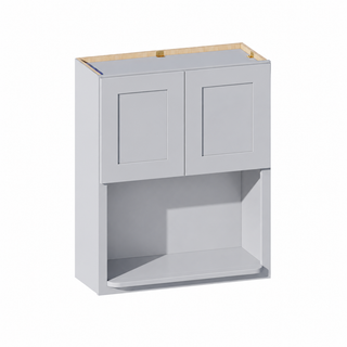 Gris Paloma - Gabinete de pared para microondas de 30"W × 36"H