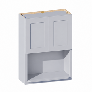 Gris Paloma - Gabinete de pared para microondas de 30"An. × 42"Al.