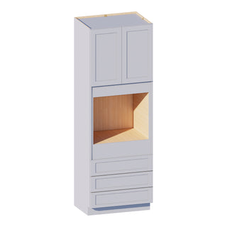 Dove Gray - 33"W × 96"H Tall Oven Cabinet