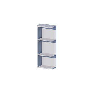 Dove Gray - 6"W × 30"H Open Shelf Wall End Cabinet