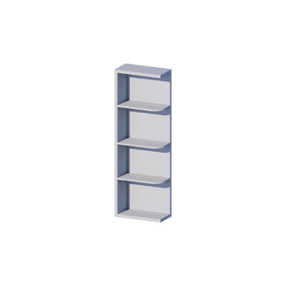 Dove Gray - 6"W × 36"H Open Shelf Wall End Cabinet