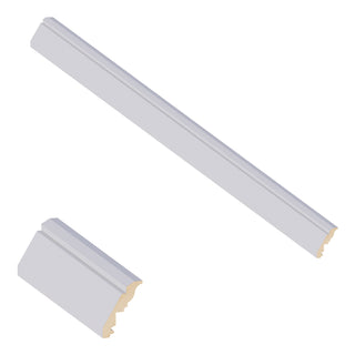 Dove Gray - 3-5/16"W × 96"L Inset Crown Molding