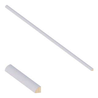 Dove Gray - 11/16"W × 96"L Quarter Round Shoe Molding