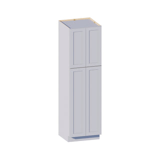 Dove Gray - 24"W × 84"H Tall Pantry Cabinet