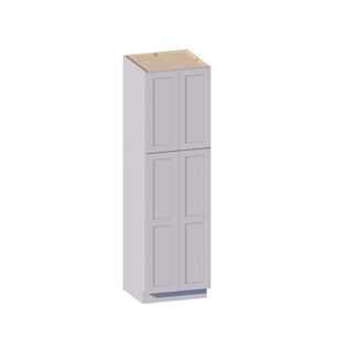 Gris Paloma - Gabinete de despensa alto de 24" An. × 84" Al.