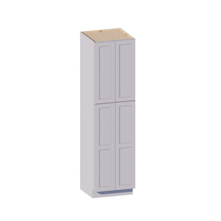 Gris Paloma - Gabinete de despensa alto de 24"W × 90"H