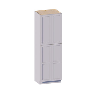 Dove Gray - 30"W × 96"H Tall Pantry Cabinet