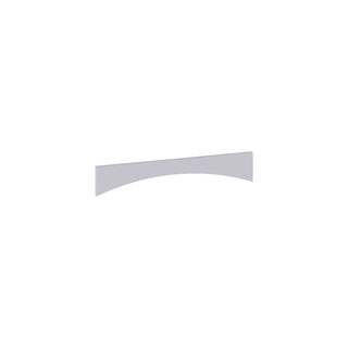Dove Gray - 6"W × 30"L Arched Valance