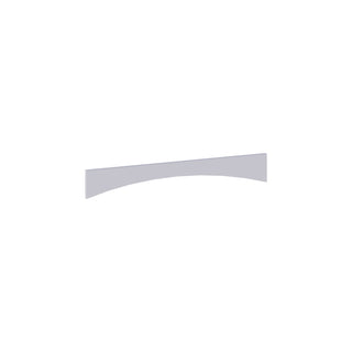 Dove Gray - 6"W × 36"L Arched Valance