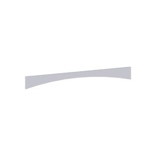 Dove Gray - 6"W × 48"L Arched Valance