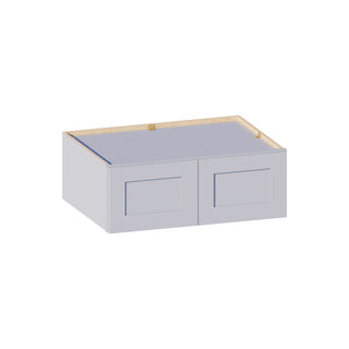Dove Gray - 33"W × 12"H Deep (24") Wall Bridge Cabinet