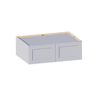 Dove Gray - 36"W × 12"H Deep (24") Wall Bridge Cabinet