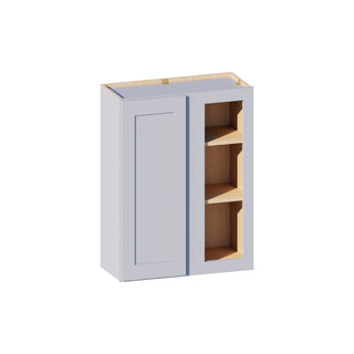 Dove Gray - 27"W × 36"H Blind Corner Wall Cabinet