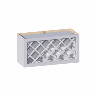 Gris Paloma - Gabinete de pared para vinos de 30"An. × 15"Al.