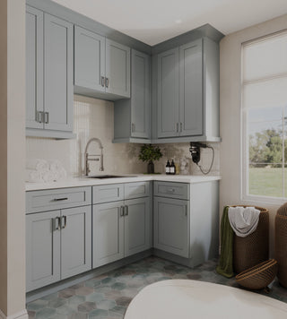 Dove Gray - 30"W Vanity Sink Base Cabinet