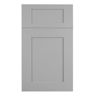 HA-W332424: Ash Gray Shaker 33"W x 24"H x 24"D 2 Doors & 1 Shelf Standard Bridge Wall Cabinet