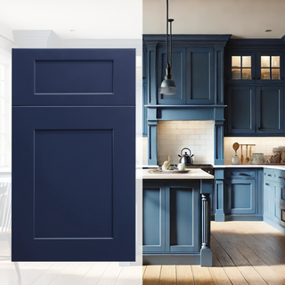 Indigo Blue Shaker 10x10 Kitchen