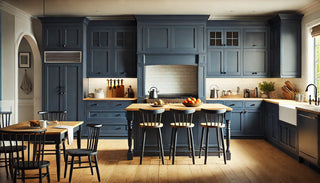 Indigo Blue Shaker 10x10 Kitchen