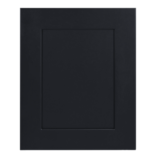 Ebony Black Shaker Sample Door