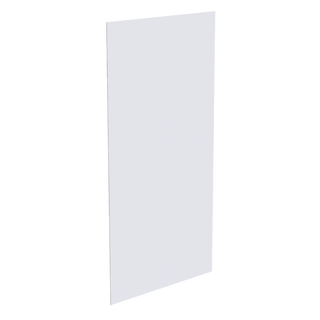 SF-BP48x96-1/4: Frost White Slim Shaker 48"W x 96"H x 1/4"D Base End Skin Panel