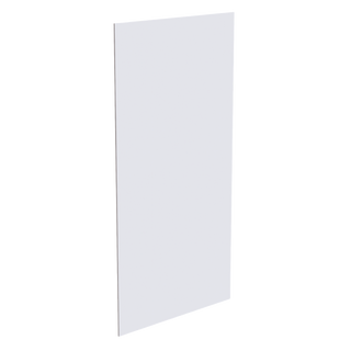 HF-BP48x96-1/2: Frost White Shaker 48"W x 96"H x 1/2"D Base End Skin Panel