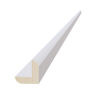 SF-OCM8: Frost White Slim Shaker 96"W x 7/8"H x 7/8"D Outside Corner Molding