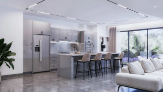 Frameless High - Glossy Gray - 33"W Easy - Reach Base Cabinet - homecabinets