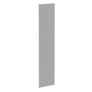 HLG-BP2496-3/4: Light Gray Shaker 24"W x 96"H x 3/4"D Base End Skin Panel