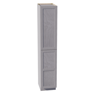 HLG-TP1896: Light Gray Shaker 18"W x 96"H x 24"D 2 Doors & 6 Shelves Tall Shelf Pantry Cabinets