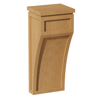 HT-CML: Timber Wood Shaker 5-1/4"W x 12-1/2"H x 4-1/2"D Large Corbel