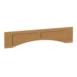 HT-VARP54: Timber Wood Shaker 54"W x 12"H x 3/4"D Arched Valance with Raised Panel