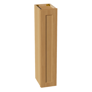 HT-W0942: Timber Wood Shaker 09"W x 42"H 1 Door & 3 Shelves Standard Wall Cabinet