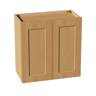 HT-W2424: Timber Wood Shaker 24"W x 24"H 2 Doors Standard Wall Bridge Cabinet