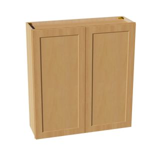 HT-W3942: Timber Wood Shaker 39"W x 42"H 2 Doors & 3 Shelves Standard Wall Cabinet