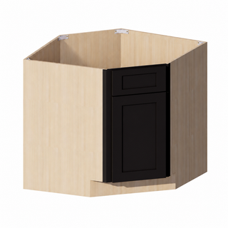 Iron Black - 36"W Corner Sink Base Cabinet
