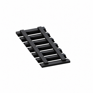 Iron Black - 30"W × 1/2"H Glass Holder