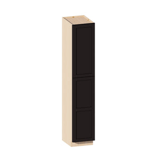 Hierro negro - Gabinete despensa alto de 45.72 cm de ancho x 243.84 cm de alto