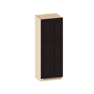 Hierro Negro - Gabinete de despensa alto de 30"W × 84"H