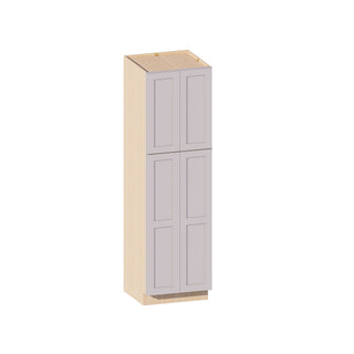 Gris Lunar - Gabinete de despensa alto de 24" An. × 84" Al.